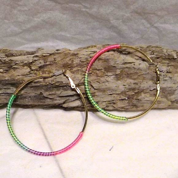 Jewelry - Nwt Large Hoop Earrings